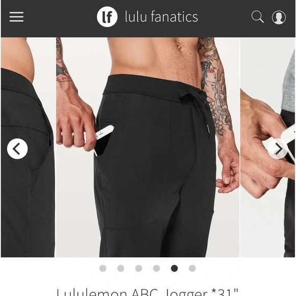 LULULEMON ABC JOGGERS
